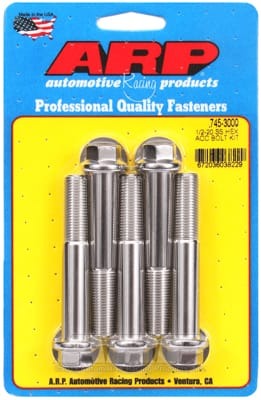 ARP 1/2-20 x 3.0 SS Hex Bolts (Set of 5)