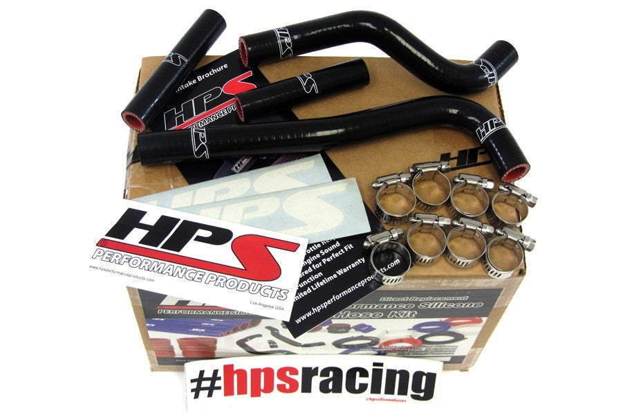 HPS Black Reinforced Silicone Radiator Hose Kit Honda 07-12 CRF150R