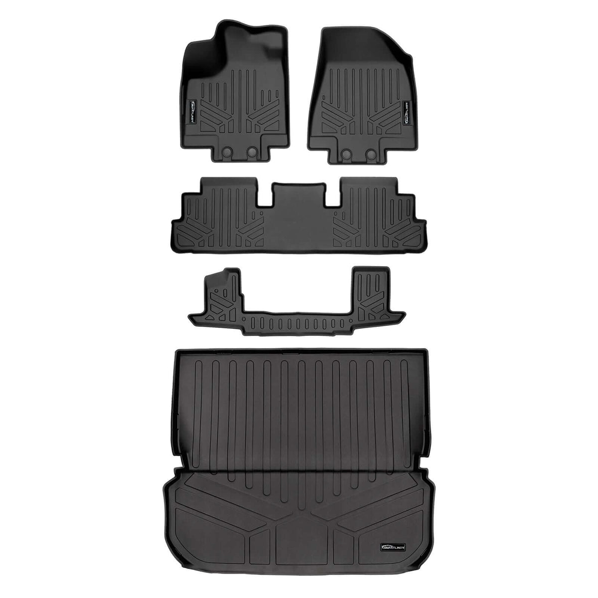SMARTLINER Floor Liners for 2022-2026 Infiniti QX60 (6 Passenger)