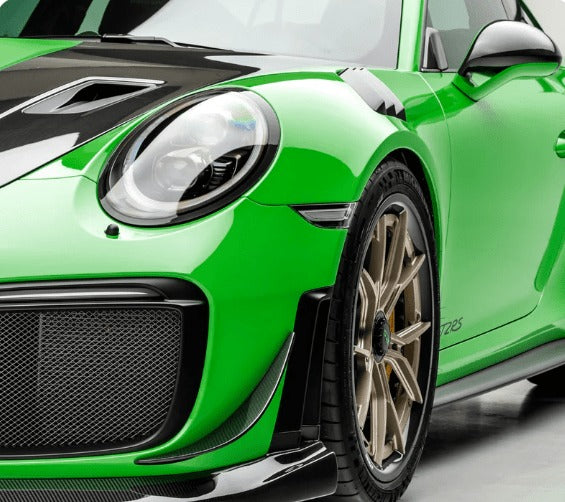 VORSTEINER PORSCHE 991 GT2 GW9 Aero Front Canards Carbon Fiber PP 2x2 Glossy