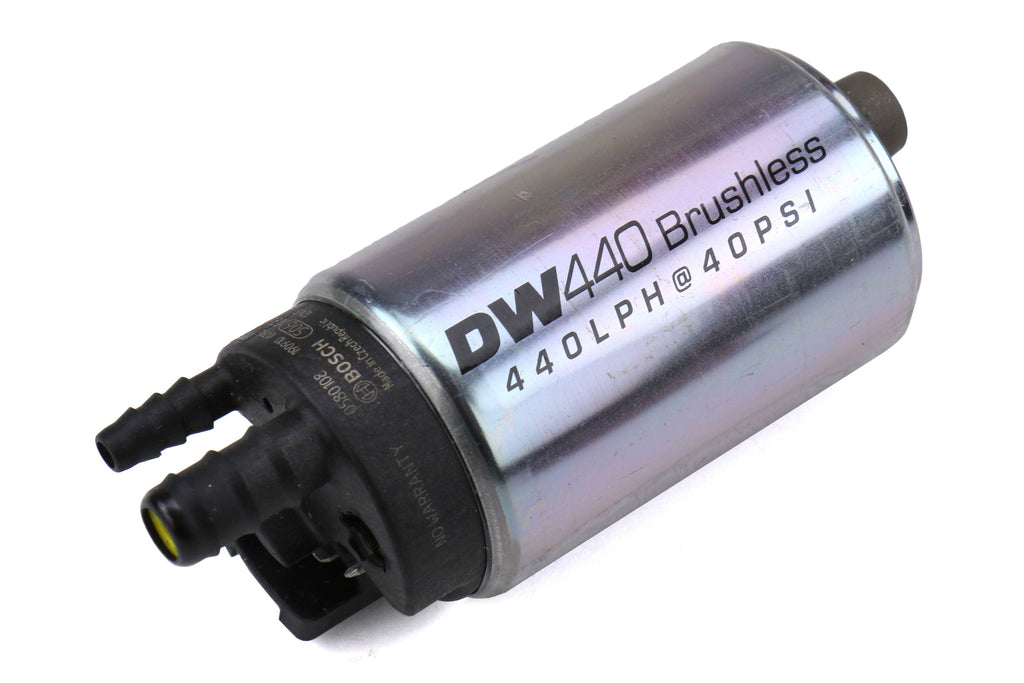 DeatschWerks DW440 440lph Brushless Fuel Pump with Single Speed Controller - Universal