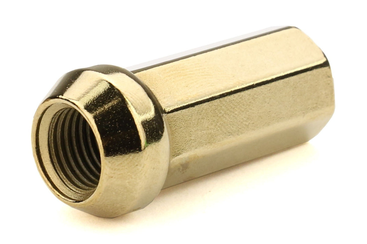 Project Kics Kyokugen Heptagon 42mm Closed Ended Gold Lug Nuts 12x1.25 - Universal