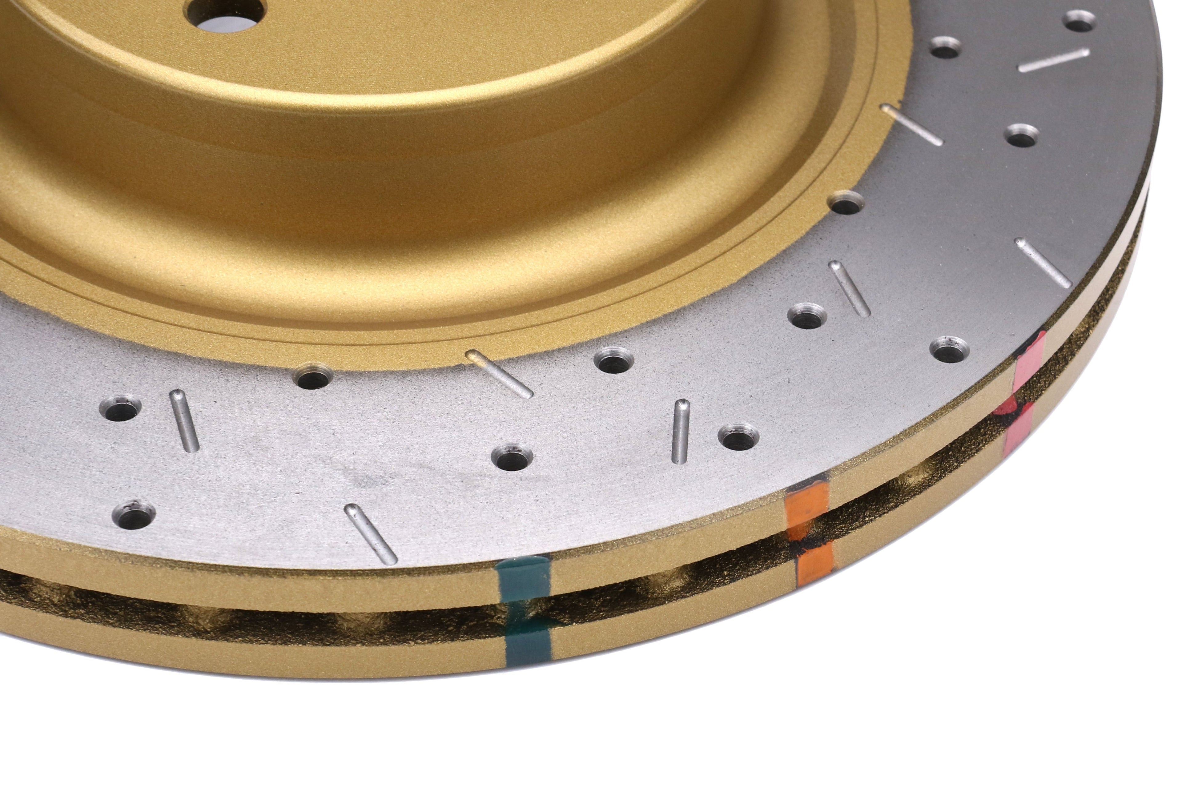 DBA 4000 Series Drilled/Slotted Rotor Single Front - Subaru Models (inc. 2002-2014 WRX)