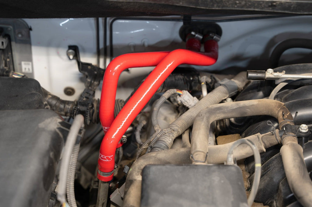 HPS Red Reinforced Silicone Heater Hose Kit Coolant Toyota 07-11 Tundra 5.7L V8