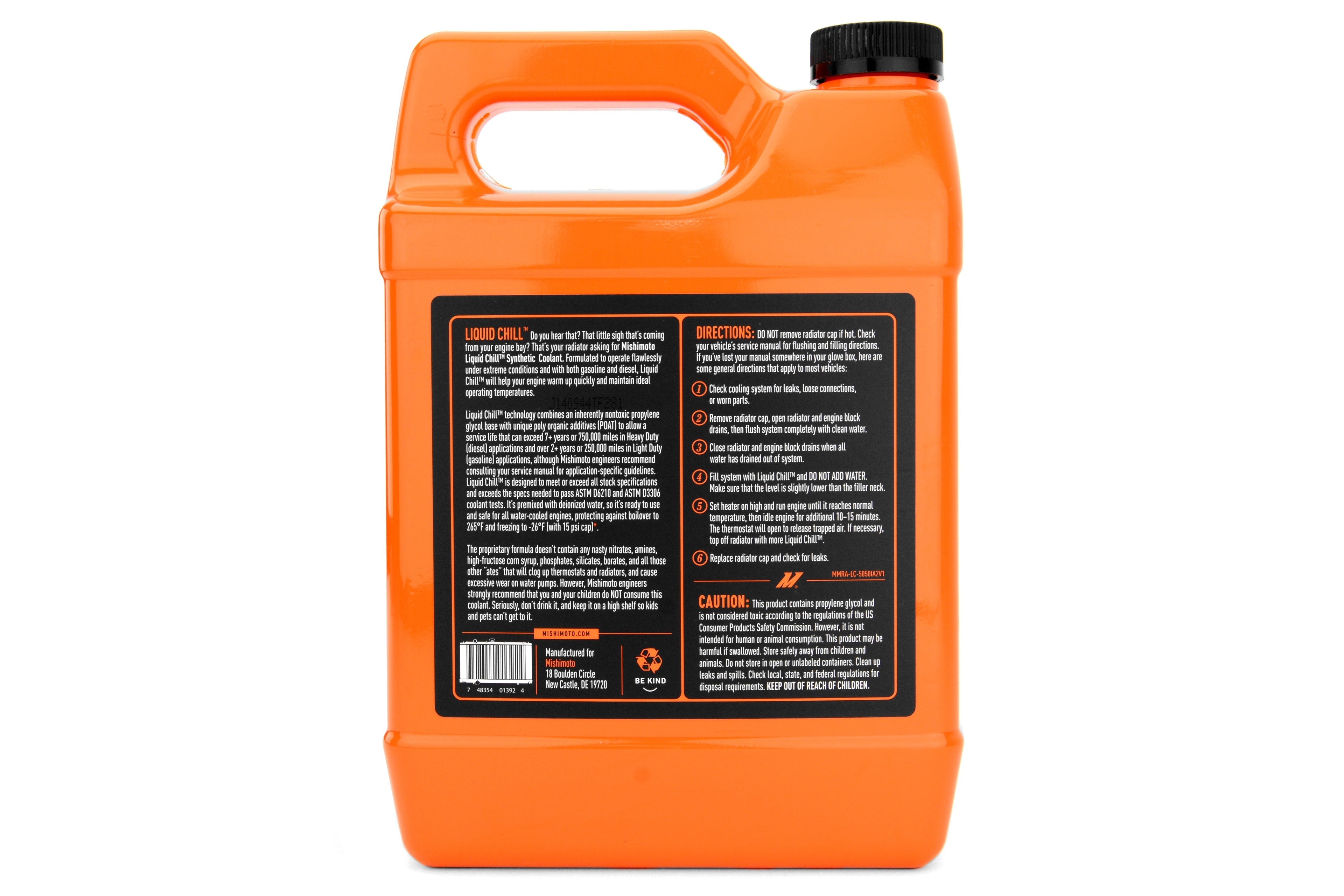Mishimoto Liquid Chill Synthetic Engine Coolant, Premixed 1 Gal. - Universal