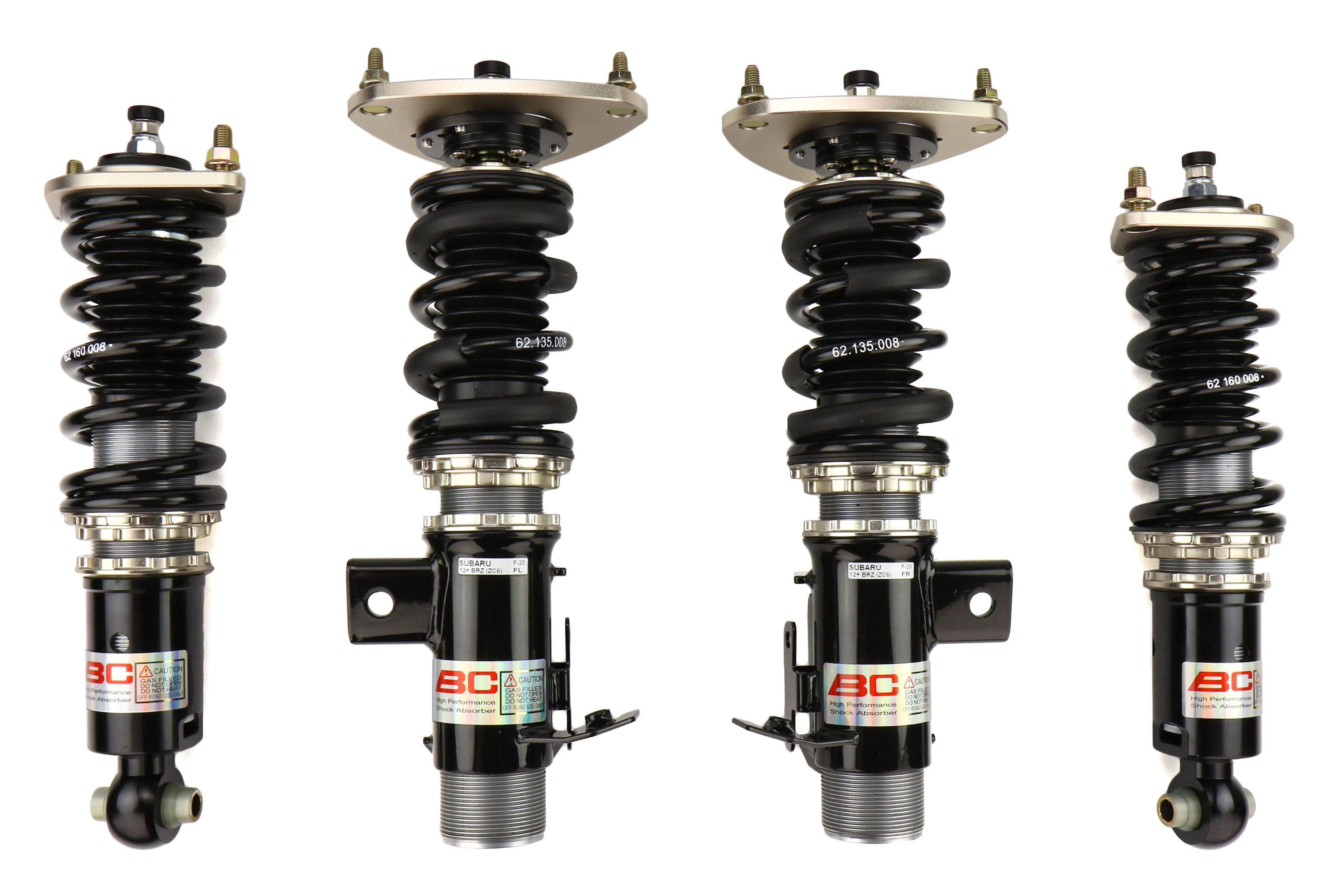 BC Racing DS Series Coilovers - 2013-2016 Scion FR-S / 2013-2021 Subaru BRZ / 2017-2020 Toyota 86
