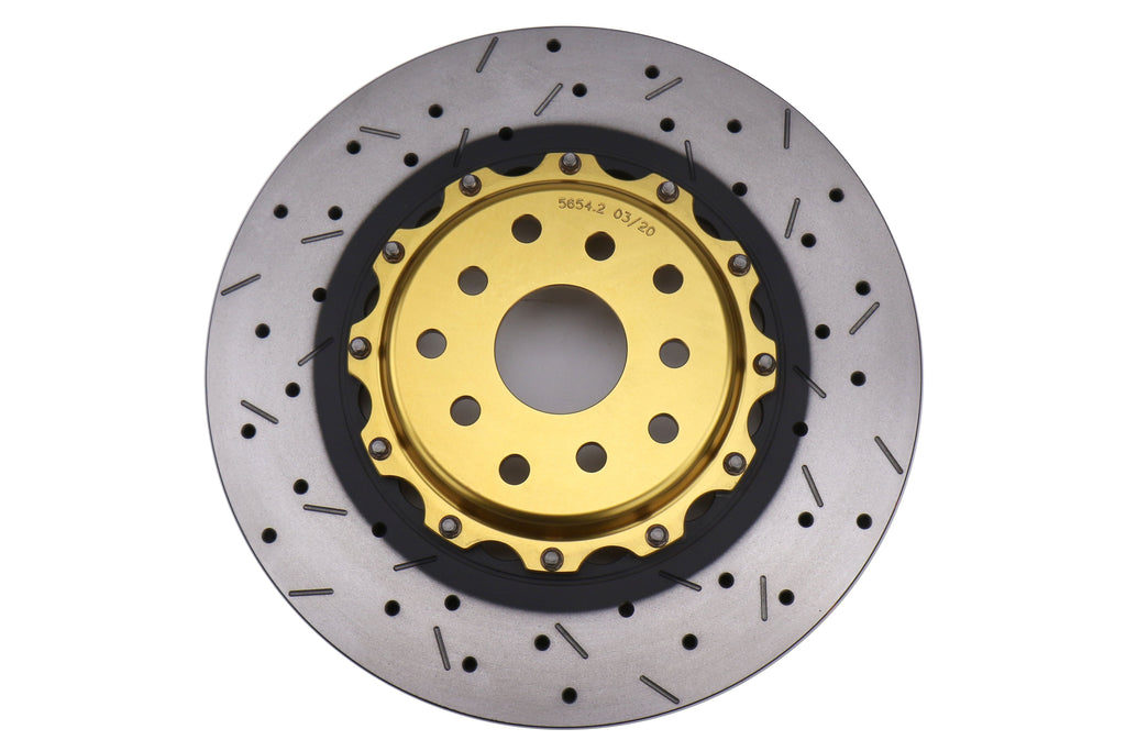 DBA 5000 Series 2 Piece Drilled and Slotted Rotor (Front) - 2015-2017 Subaru STI / 2013-2016 Scion FR-S / 2013-2020 Subaru BRZ / 2017-2019 Toyota 86