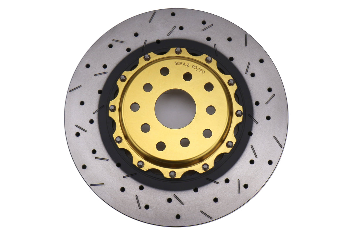DBA 5000 Series 2 Piece Drilled and Slotted Rotor (Front) - 2015-2017 Subaru STI / 2013-2016 Scion FR-S / 2013-2020 Subaru BRZ / 2017-2019 Toyota 86