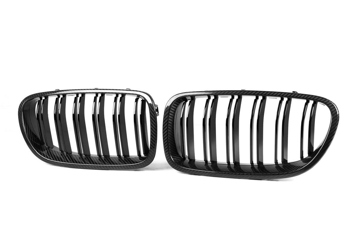 5 Series F10 Double Slat Dry Carbon Fiber Grill