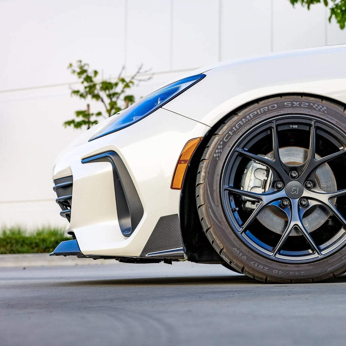 Compressive Tuning Black Series 3-Piece Carbon Fiber Front Lip Kit - 2022-2026 Subaru BRZ