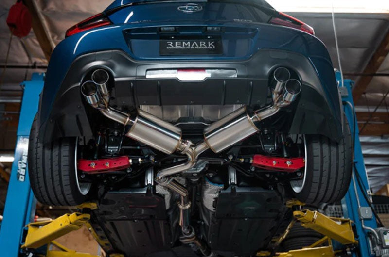 REMARK Sports Touring Cat-Back Exhaust Stainless Steel Tip Cover - 2022-2024 Subaru BRZ / Toyota GR86