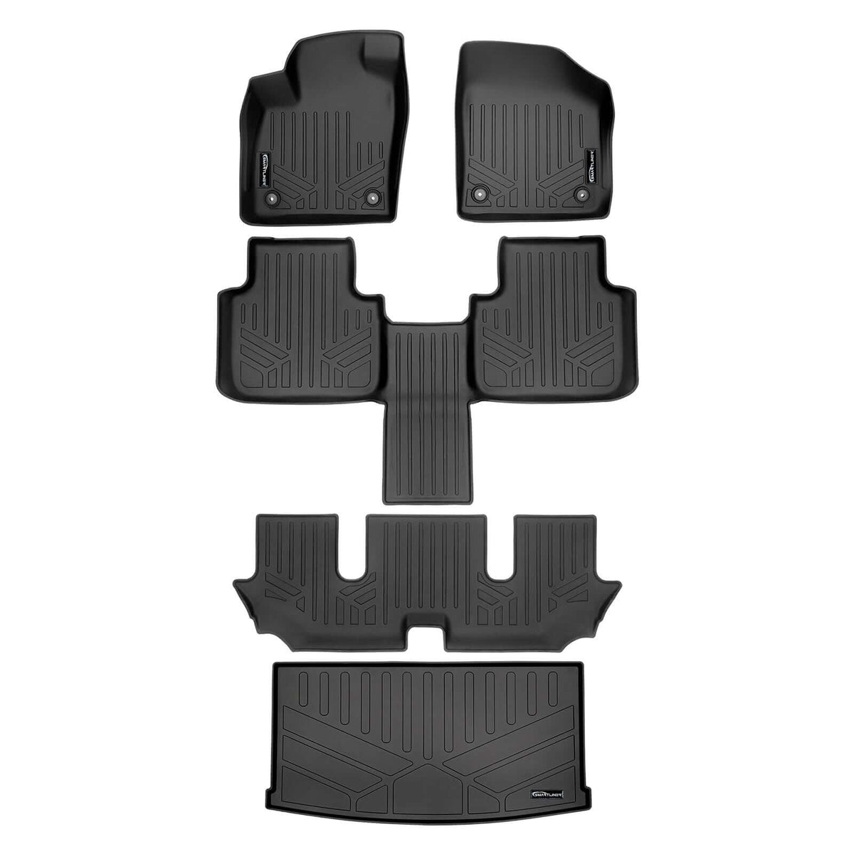 SMARTLINER Floor Liners for 2018-2026 Atlas ((2nd Row Bucket))