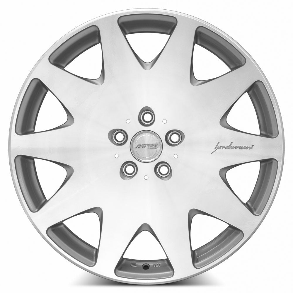 MRR HR3 20" 5x112 Silver Machined Face