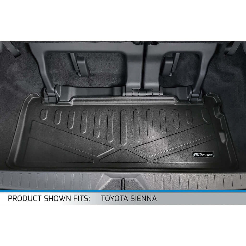 SMARTLINER Custom Fit Floor Liners For 2021-2026 Toyota Sienna with 2nd Row Bucket Seats no Spare Tire