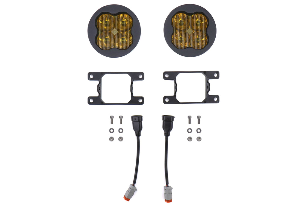 Diode Dynamics SS3 Sport Fog Light Kit (Yellow) - 2013-2016 Scion FR-S / 2015-2021 Subaru WRX / STI / 2013-2020 BRZ / 2016-2024 Crosstrek / 2014-2024 Forester / 2012-2024 Impreza / 2019-2024 Ascent