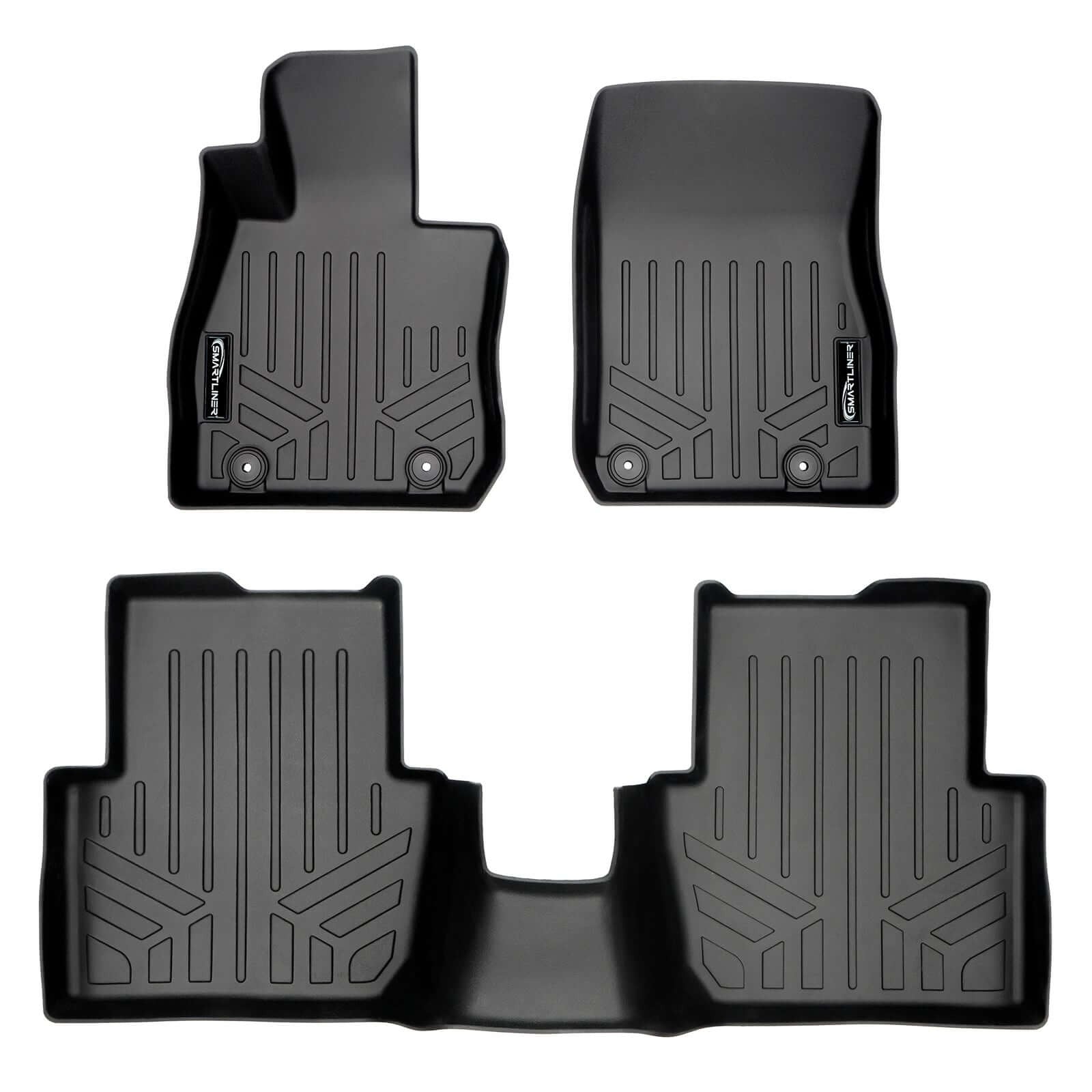SMARTLINER Custom Fit Floor Liners For 2016-2021 Mazda CX-3 With Cargo Tray
