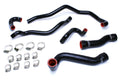 HPS Black Reinforced Silicone Radiator + Heater Hose Kit Coolant BMW 01-06 E46 M3 Left Hand Drive