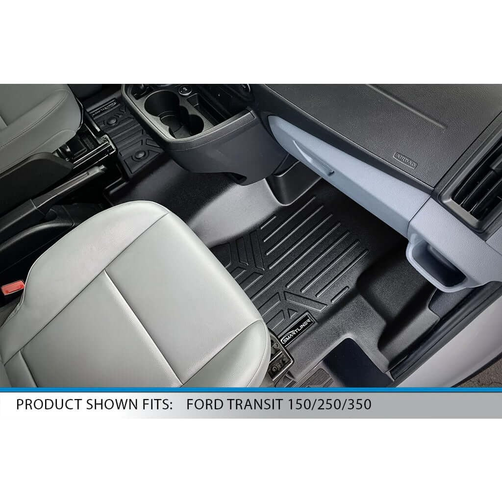 SMARTLINER Floor Liners for 2015-2019 Ford Transit 150/250/350 (No Transit Connect)
