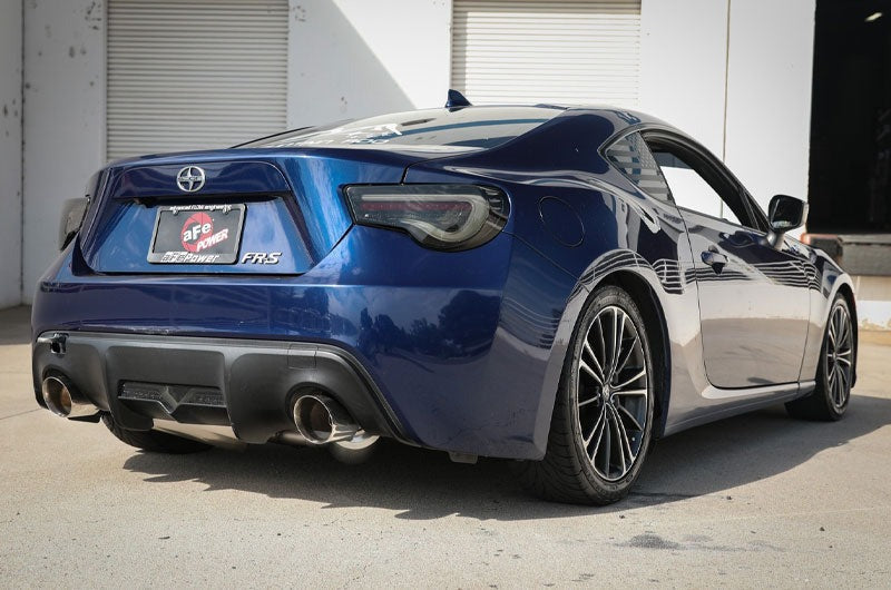 aFe Takeda 2-1/2 IN 304 Stainless Steel Cat-Back Exhaust System w/Polished Tip - 2013-2016 Scion FR-S / 2013-2024 Subaru BRZ / 2017-2020 Toyota 86 / 2022-2024 GR86