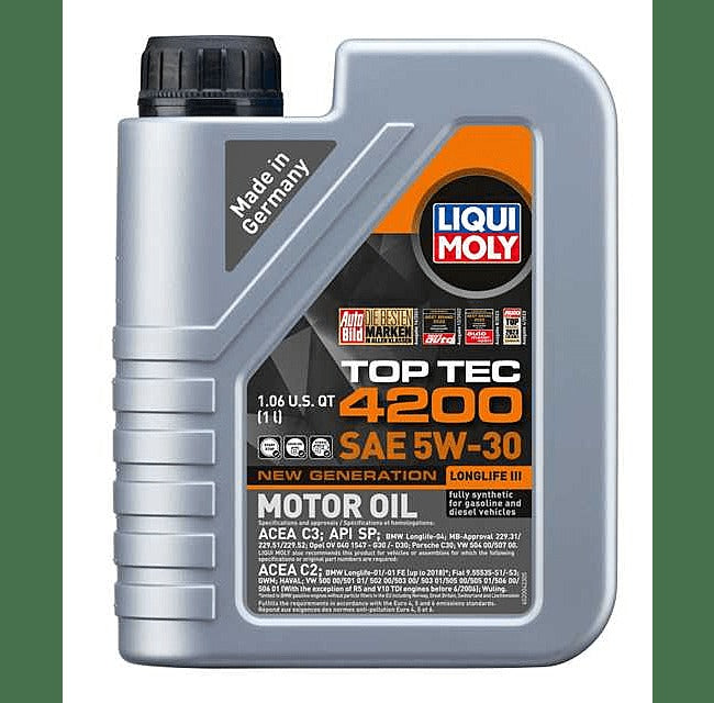 All 5 Liter Oil Options Combined