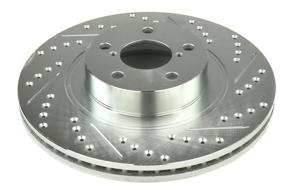 Stoptech C-Tek Sport Drilled and Slotted Rotor Single Front Left Subaru Models (inc. 2009-2014 WRX)