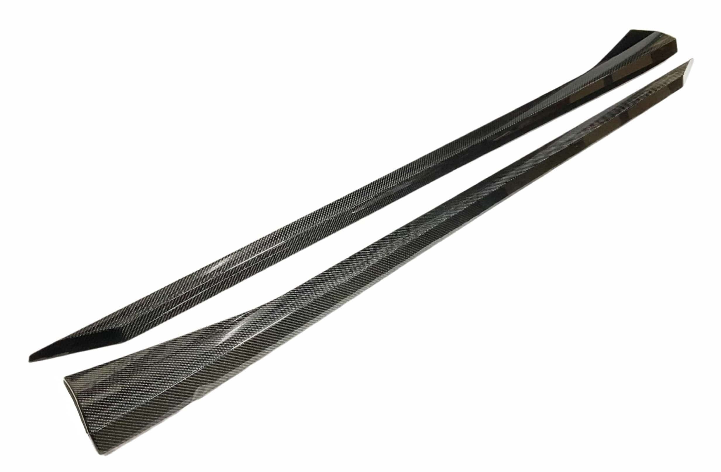 Kies Carbon Fiber Side Skirt Extensions for BMW G90 M5