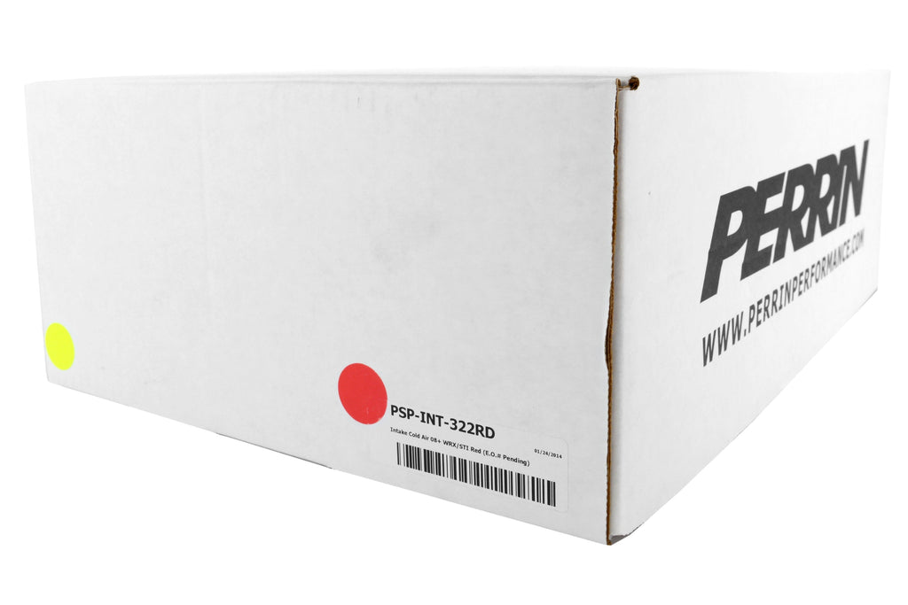 PERRIN Cold Air Intake System (Red) - 2008-2014 Subaru WRX / 2008-2015 Subaru STI