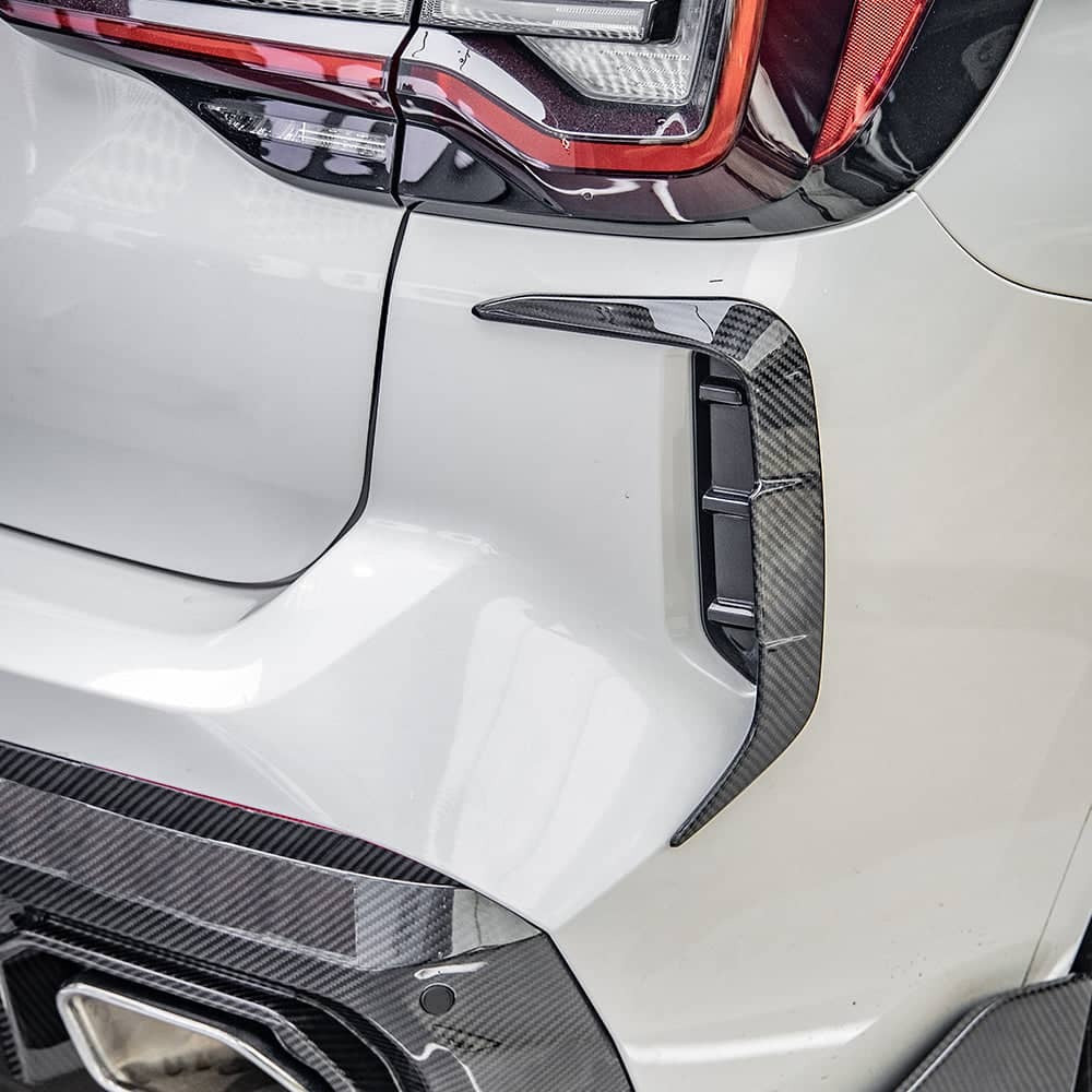 X3 G01 LCI SQ Style Dry Carbon Fiber Rear Vent Trim