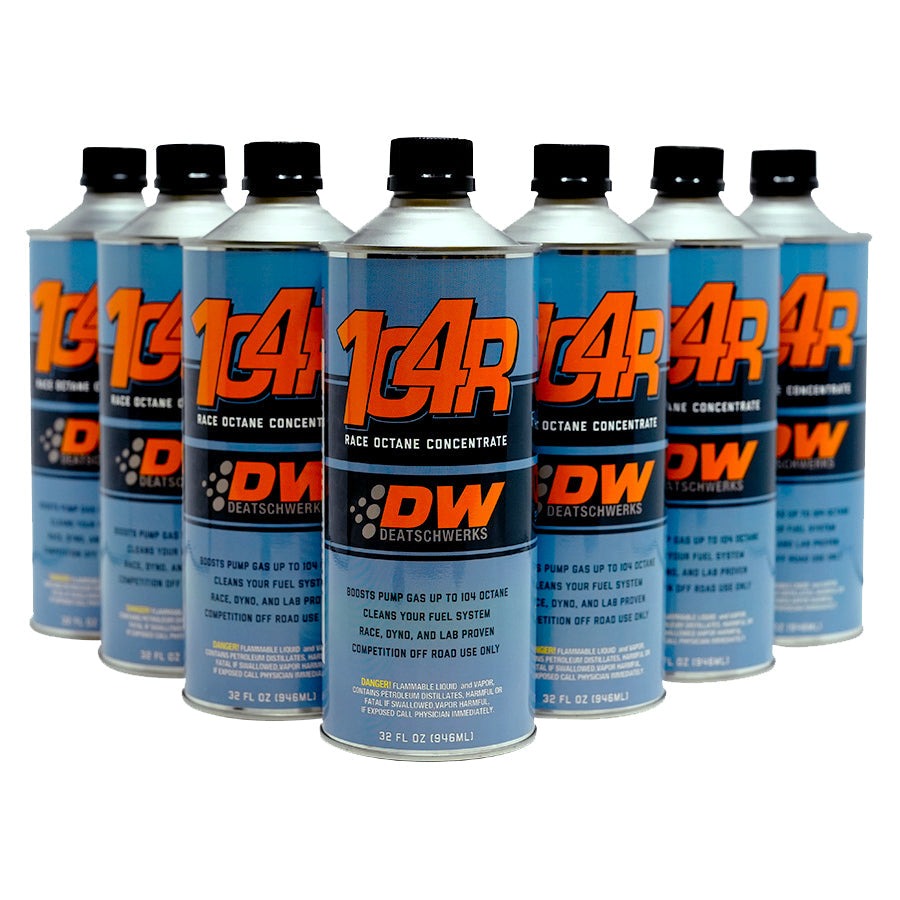 DeatschWerks 104R Race Octane Booster 32oz cans, case of 8 - Universal