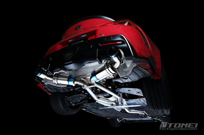 Tomei Dual Exit Full Titanium Expreme Ti Exhaust Muffler Kit (Type-D) - 2020-2024 Toyota GR Supra