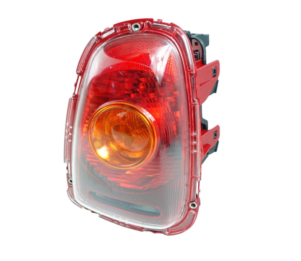 Mini Cooper Rear Tail Light W/ Yellow Turn Signal By Depo 63212757009 or 63212757010