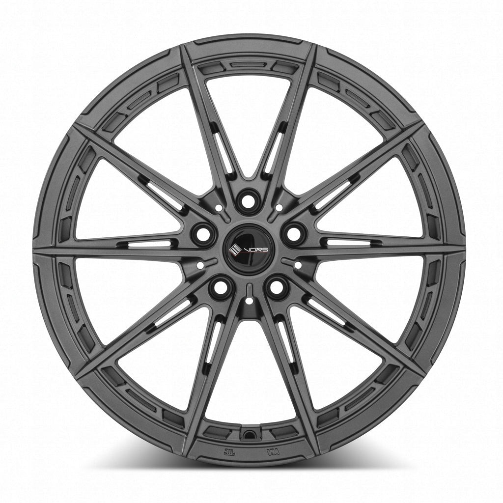 VORS LT84 18" 5x108 Gloss Gun Metal
