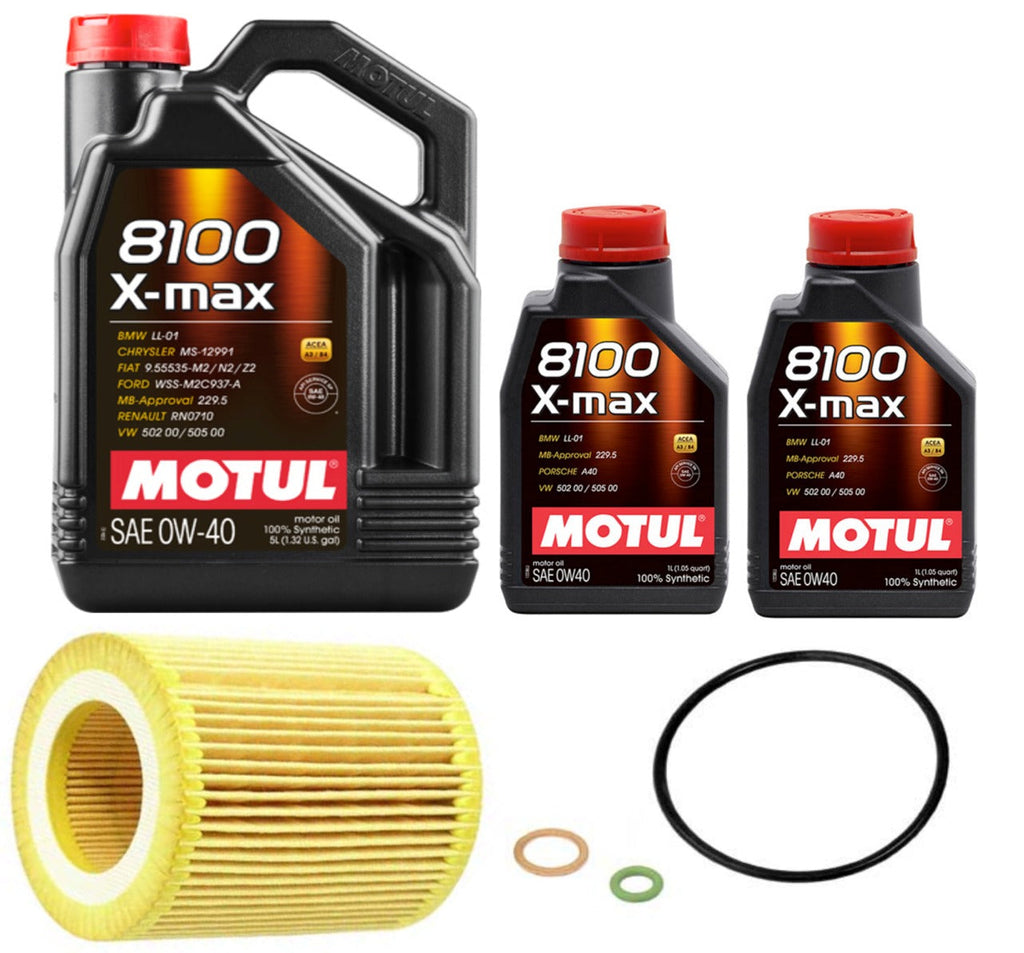 BMW F30 3-Series Engine Oil Filter Service Kit By Motul 0W40