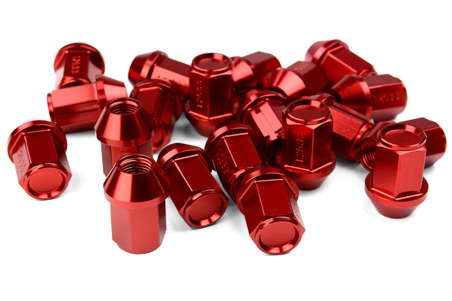 Project Kics Project Leggdura Racing Red Lug Nuts 12x1.25 - Universal