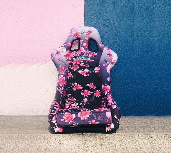NRG Innovations FRP Sakura Japanese Blossom Edition Bucket Seat (Large) - Universal