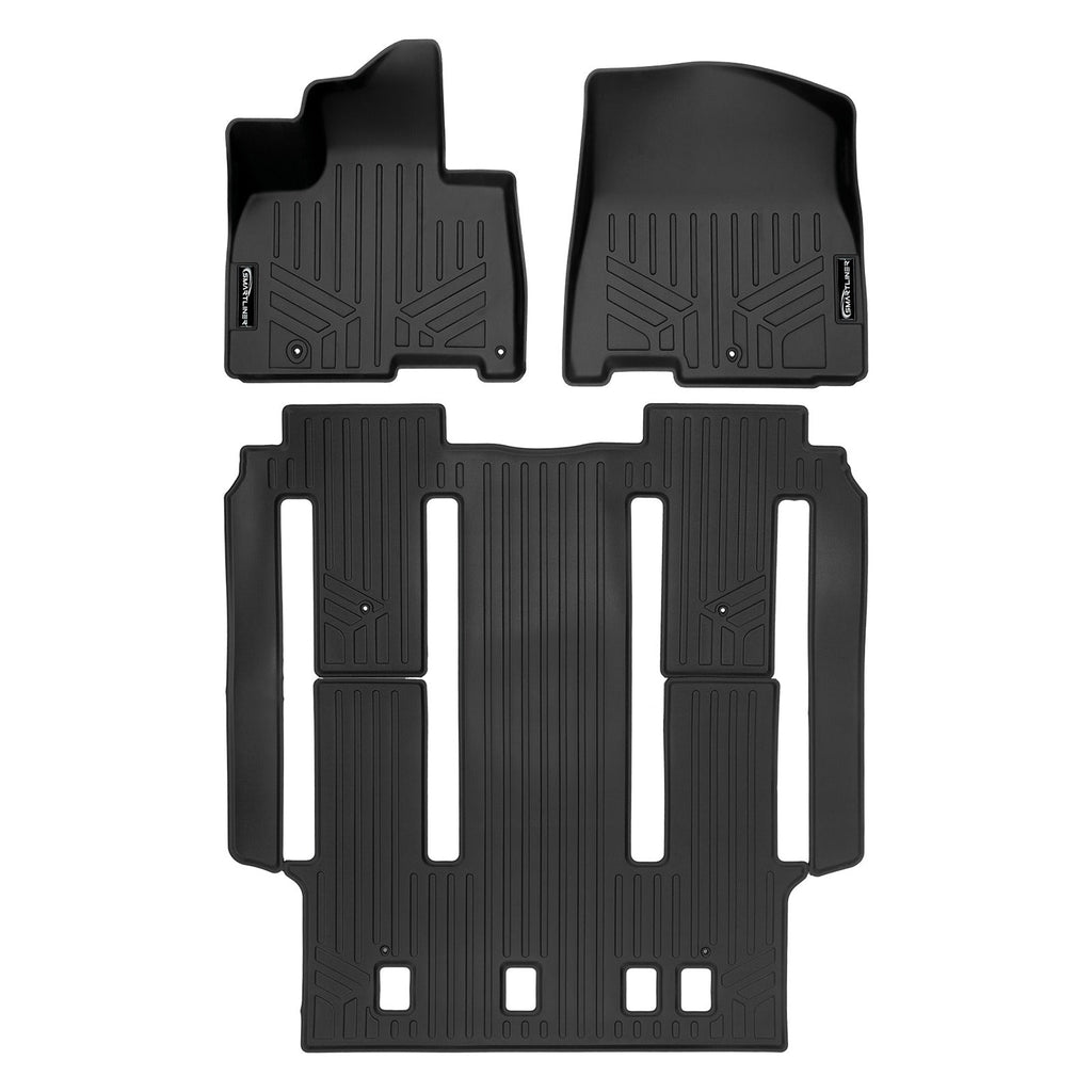 SMARTLINER Floor Liners for 2022-2026 Kia Carnival (7 Passenger Models Without 2nd Row VIP Seats)