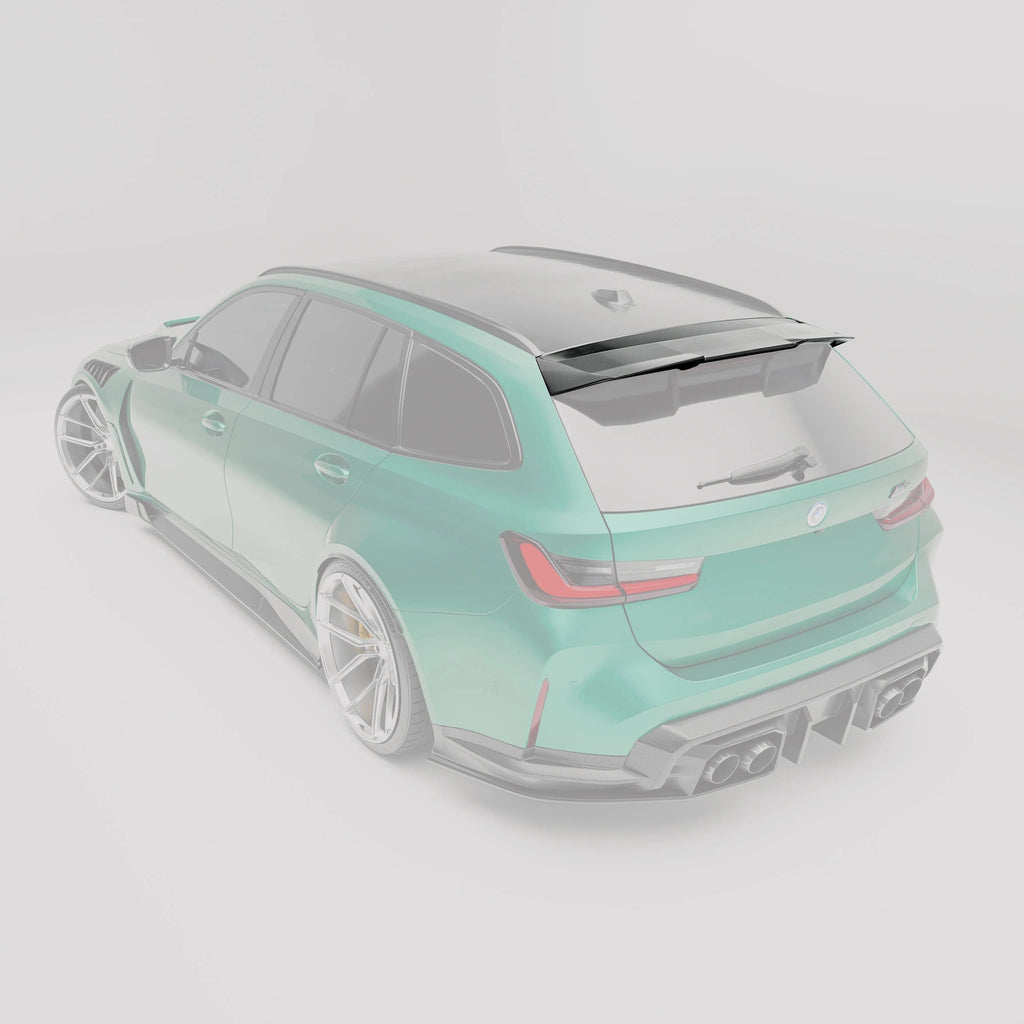 Revozport Carbon Fiber Rear Roof Spoiler for BMW G81 M3 2021-2024