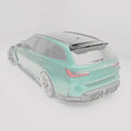 Revozport Carbon Fiber Rear Roof Spoiler for BMW G81 M3 2021-2024