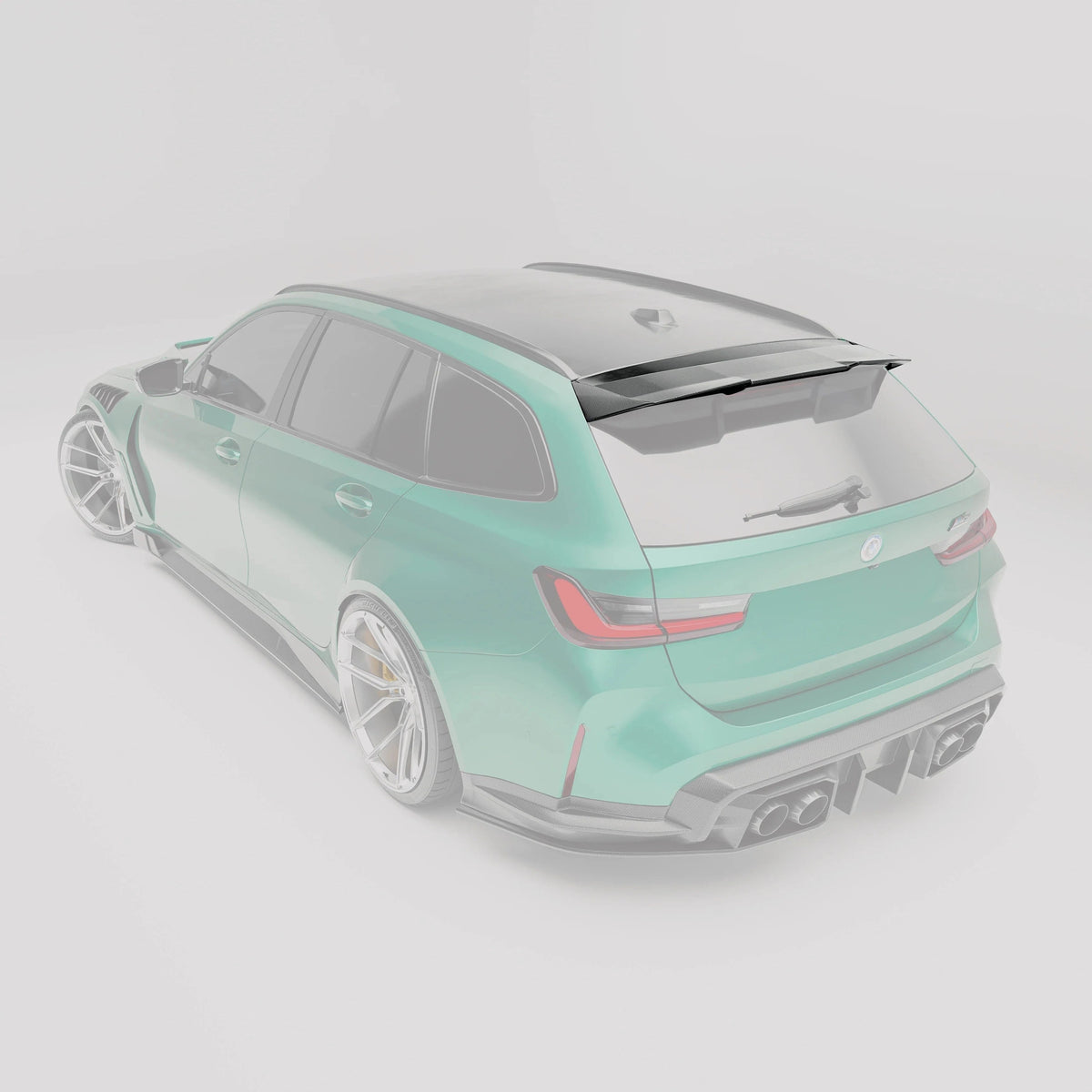 Revozport Carbon Fiber Rear Roof Spoiler for BMW G81 M3 2021-2024