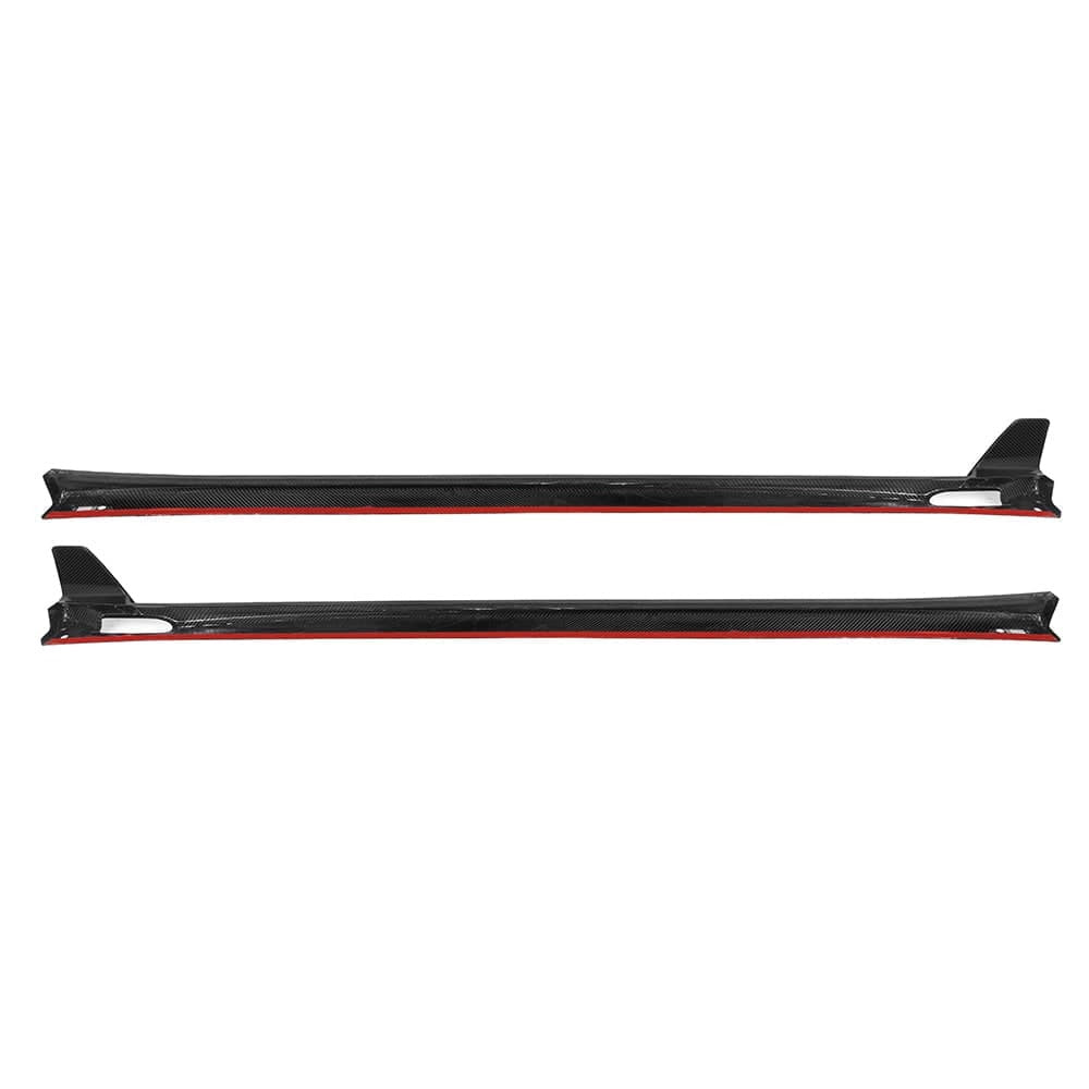 X4M F98 SQ Style Dry Carbon Fiber Side Skirt