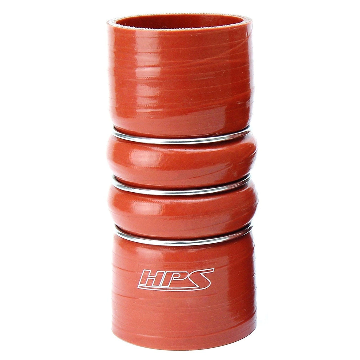 HPS 3" ID, Silicone Charge Air Cooler CAC Hose Double Hump Coupler Bellow Hot Side, Ultra High Temp 4-ply Aramid Reinforced, 76mm ID