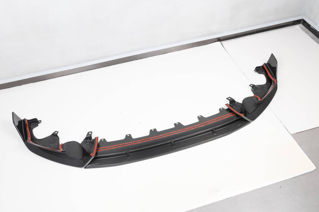 G08i iX3 LCI SQ Style Dry Carbon Front Lip