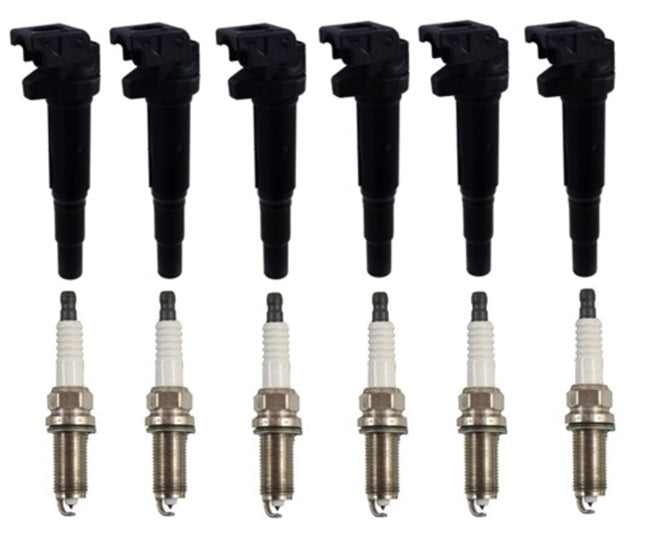 BMW E70 X5 Ignition Coil & Plug Kit By Eldor OEM 12138657273