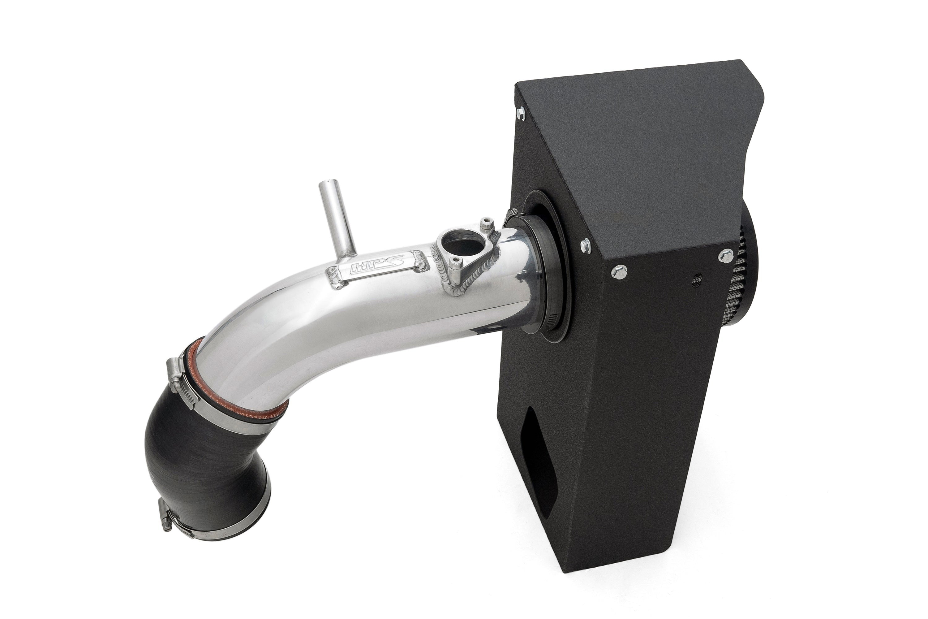 HPS Performance Air Intake Kit with Heat Shield, 2021-2024 Toyota RAV4 Prime 2.5L, Polished, 827-768P