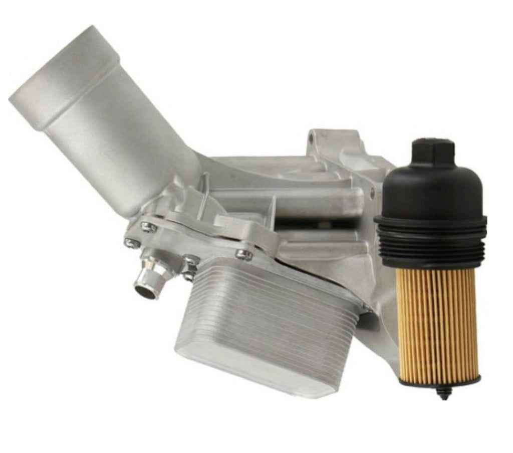 BMW F32/F36 430i Engine Oil Filter Housing Assembly By RhineWerks W/OEM Filter 11428596283 (Aluminum Upgrade)