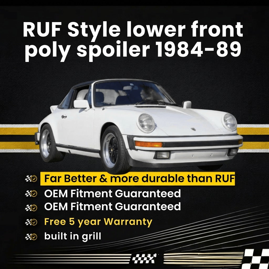 Better Bodies Motorsport RUF Yellow Bird-Style Front Spoiler - Porsche / 911 / 1974–1989