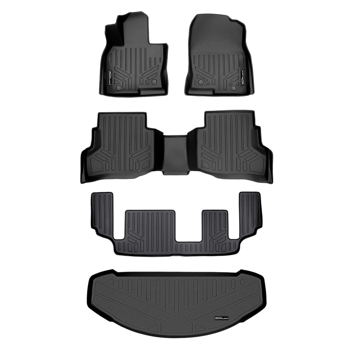 SMARTLINER Custom Fit Floor Liners For 2016-2023 Mazda CX-9