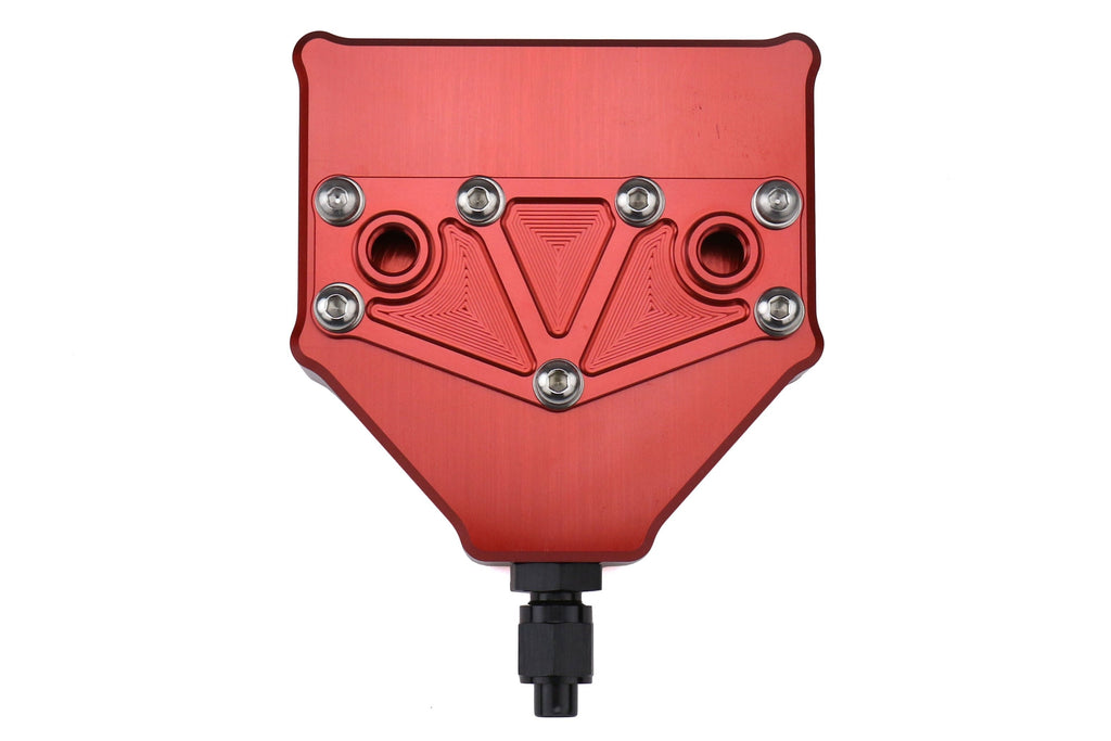 Verus Engineering Dual Air Oil Seperator Anodized Red - 2013-2021 Scion FR-S / Subaru BRZ / Toyota 86