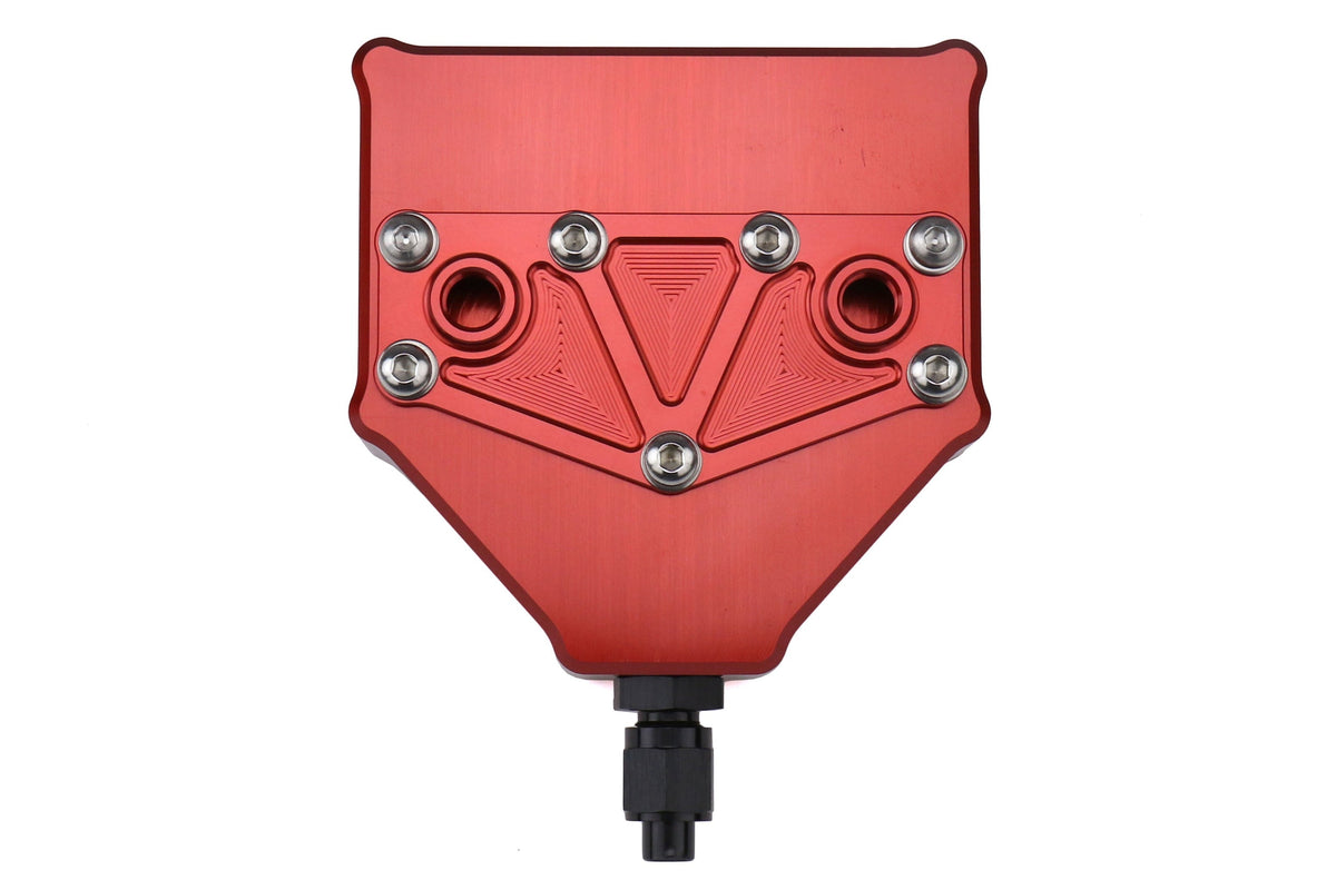 Verus Engineering Dual Air Oil Seperator Anodized Red - 2013-2021 Scion FR-S / Subaru BRZ / Toyota 86
