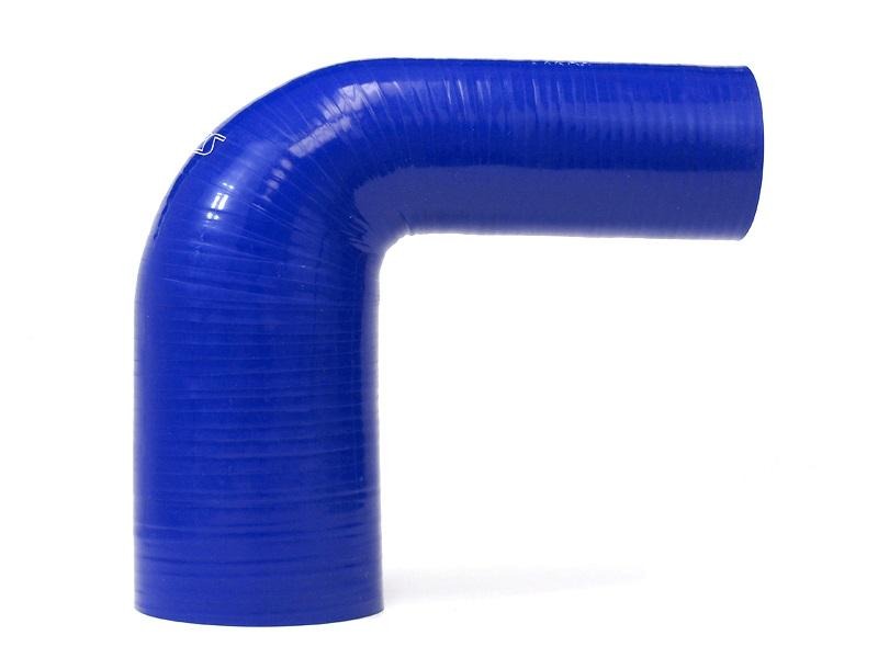 HPS 1-1/4" - 1-3/4" ID, Silicone 90 Degree Elbow Reducer Hose, High Temp 4-ply Reinforced (32mm - 45mm)